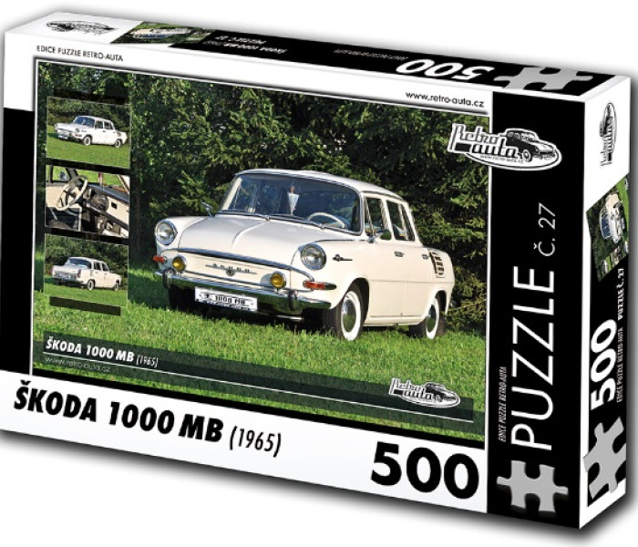 Puzzle - Retro-auta - Škoda 1000 MB (1965)