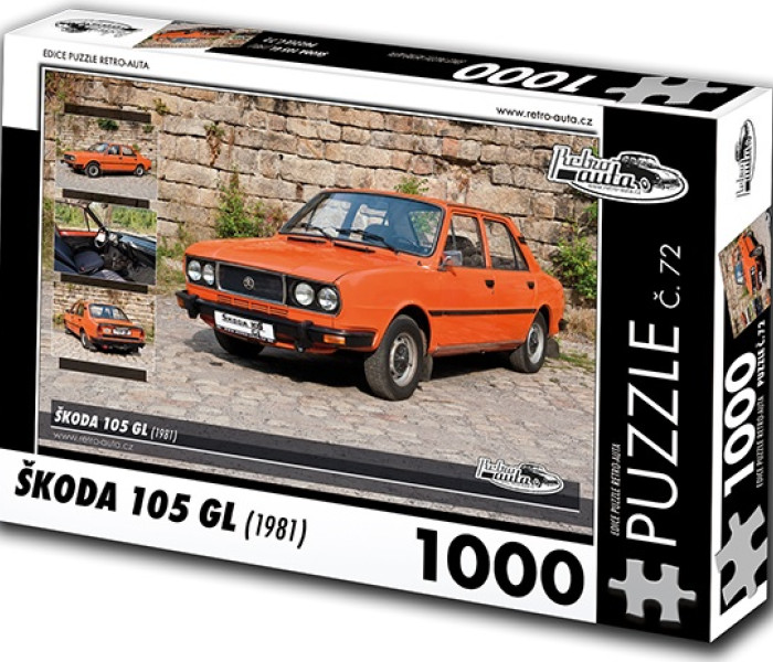 Puzzle - Retro-auta - Škoda 105 GL (1981)