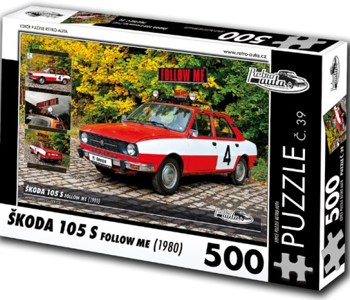 Puzzle - Retro-auta - Škoda 105 S Follow me