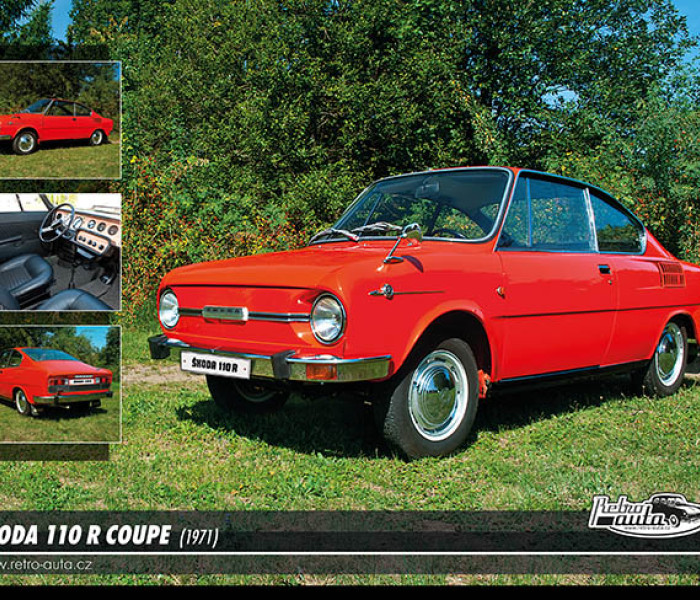 Puzzle - Retro-auta - Škoda 110 R coupé (1971)