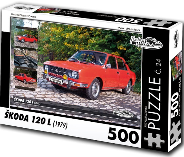 Puzzle - Retro-auta - Škoda 120 L (1979)
