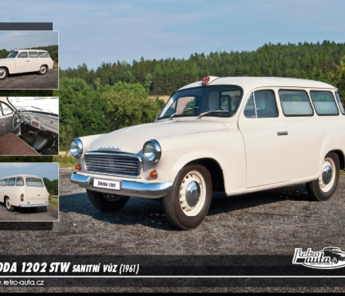 Puzzle - Retro-auta - Škoda 1202 STW (1961)