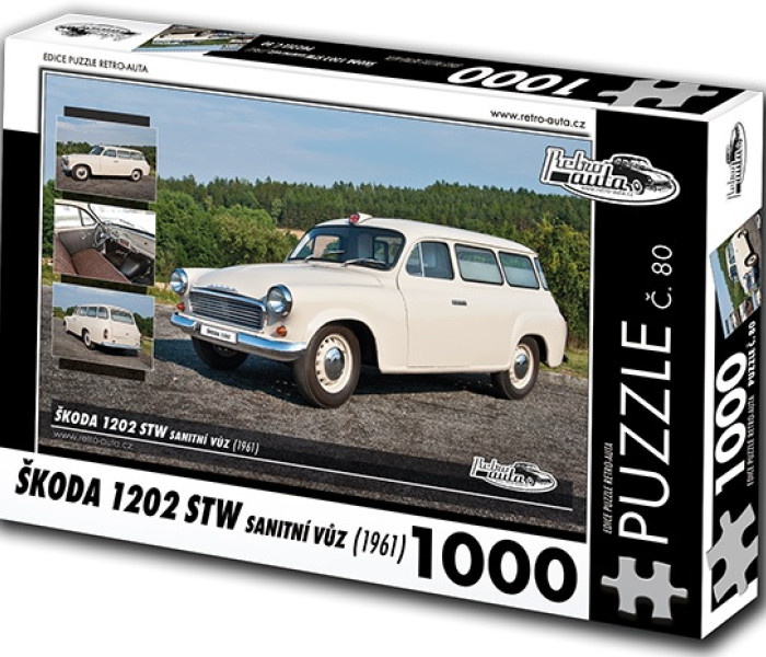 Puzzle - Retro-auta - Škoda 1202 STW (1961)