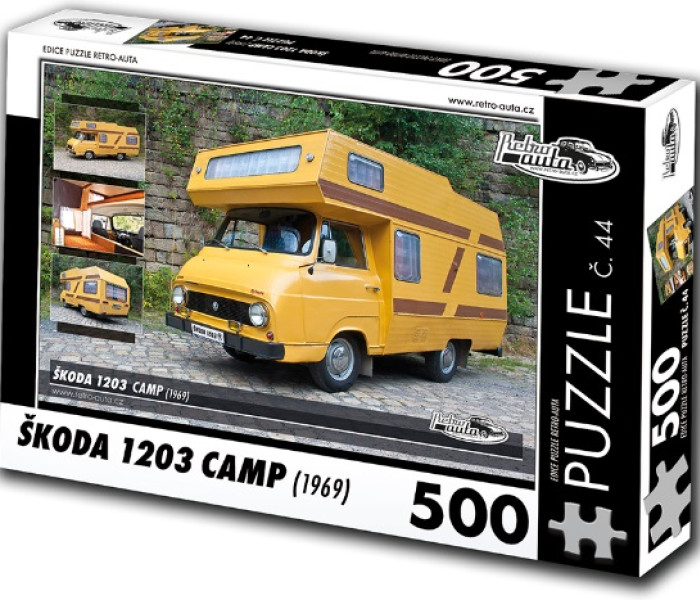 Puzzle - Retro-auta - Puzzle Škoda 1203 Camp (1969)