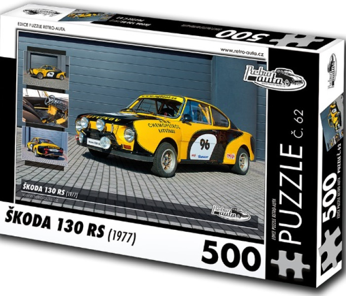 Puzzle - Retro-auta - Škoda 130 RS (1977)