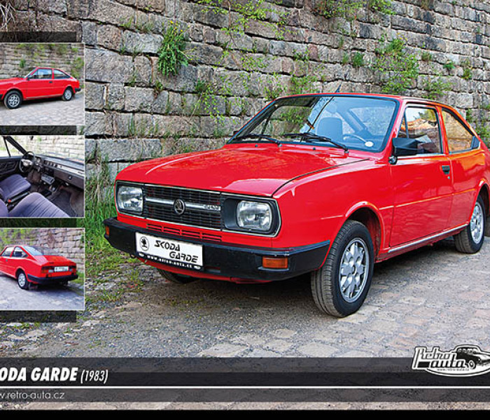 Puzzle - Retro-auta - Škoda Garde (1983)