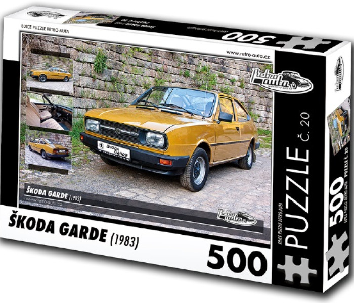 Puzzle - Retro-auta - Škoda Garde (1983)