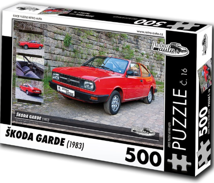 Puzzle - Retro-auta - Škoda Garde (1983)