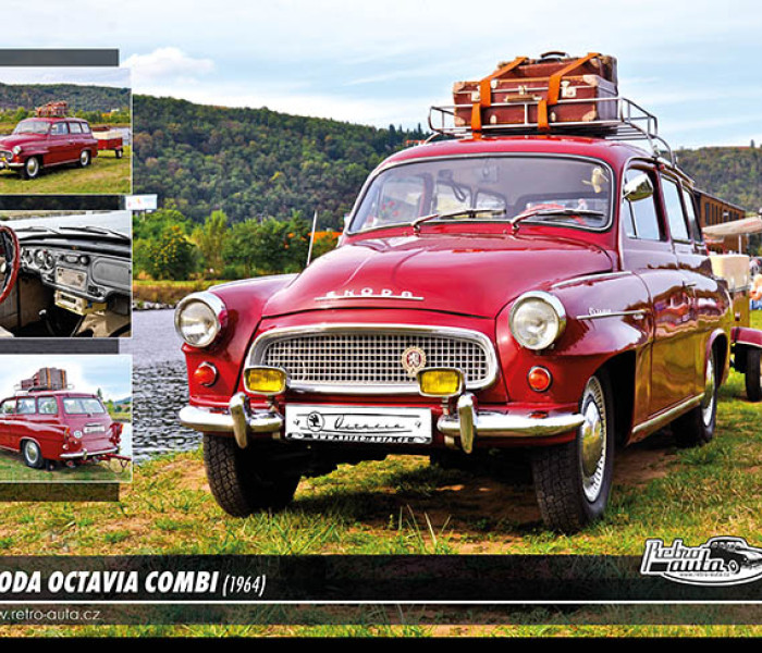 Puzzle - Retro-auta - Škoda Octavia Combi (1964)