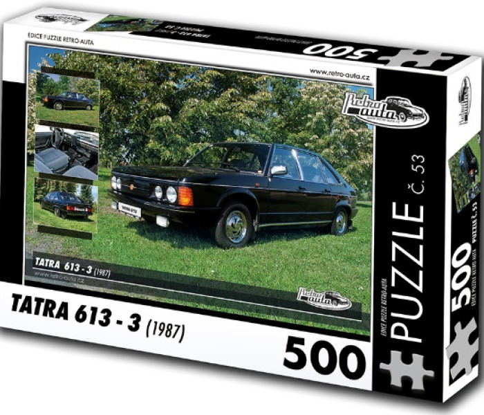 Puzzle - Retro-auta - Tatra 613 - 3 (1987)