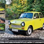 Puzzle - Retro-auta - Trabant 601 S (1988)
