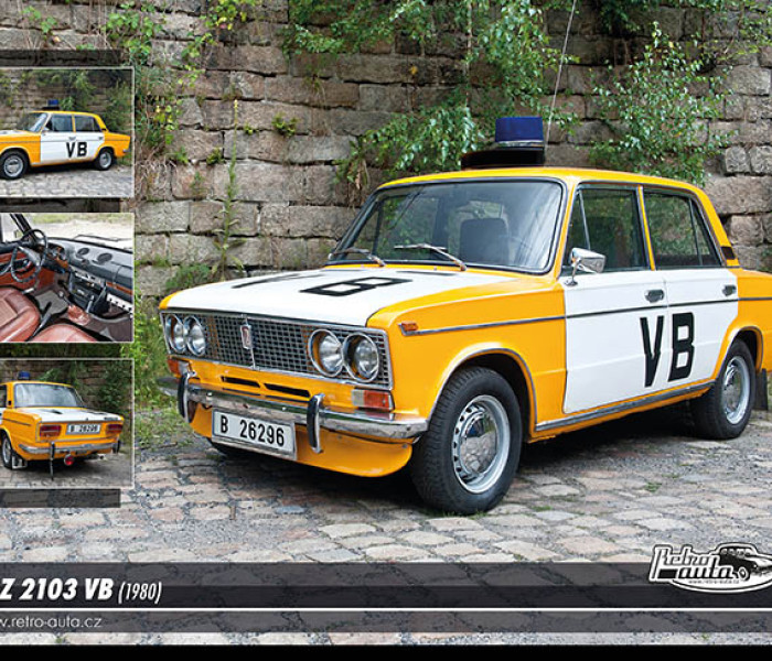 Puzzle - Retro-auta - VAZ 2103 VB (1980)