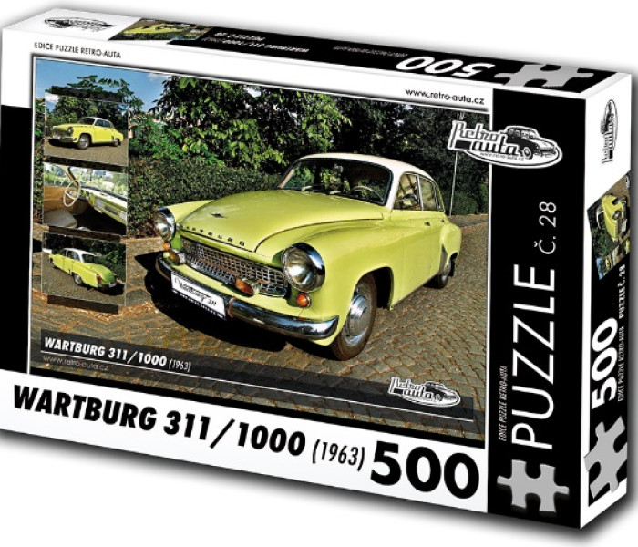 Puzzle - Retro-auta - Wartburg 311/1000 (1963)