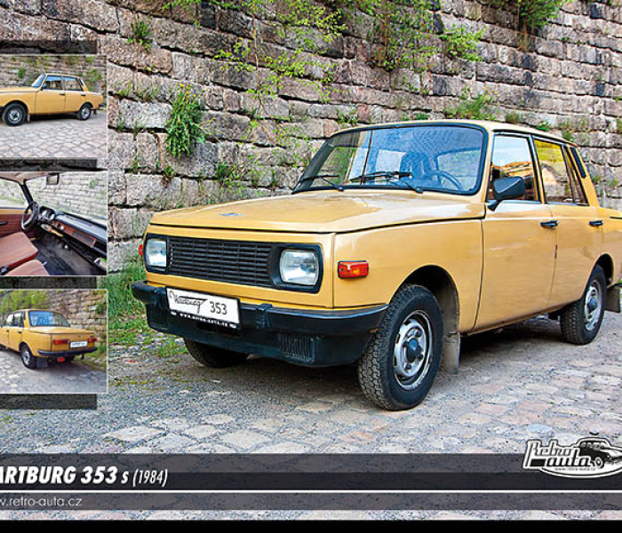 Puzzle - Retro-auta - Wartburg 353 S (1984)
