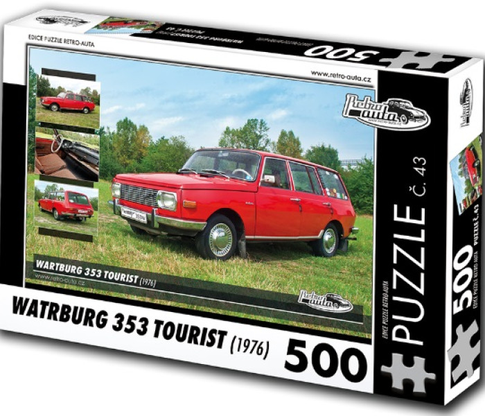 Puzzle - Retro-auta - Wartburg 353 Tourist (1976)