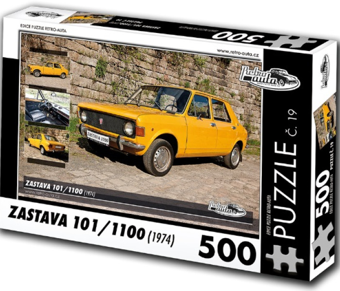 Puzzle - Retro-auta - Puzzle Zastava 101/1100 (1974)