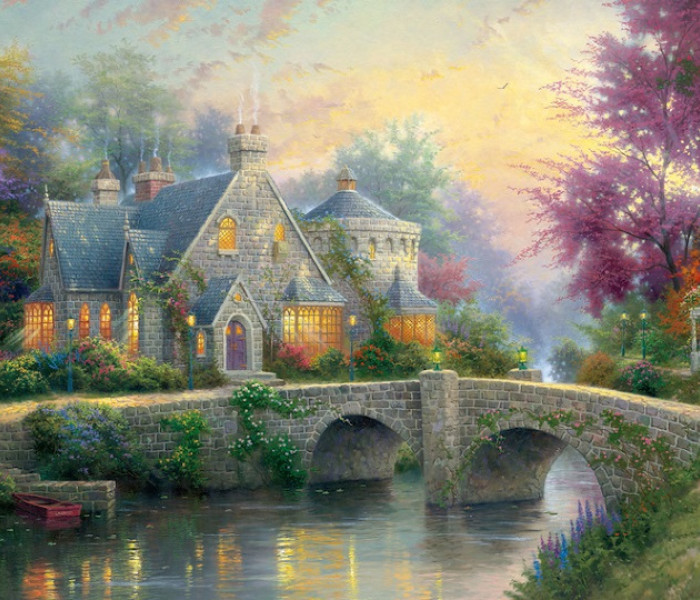 Puzzle - Schmidt - Jar a zima v Lamplight Manor