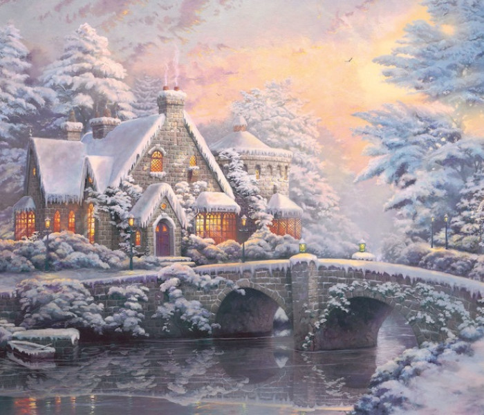 Puzzle - Schmidt - Jar a zima v Lamplight Manor