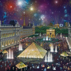 Puzzle - Schmidt - Ohňostroje na Louvrom