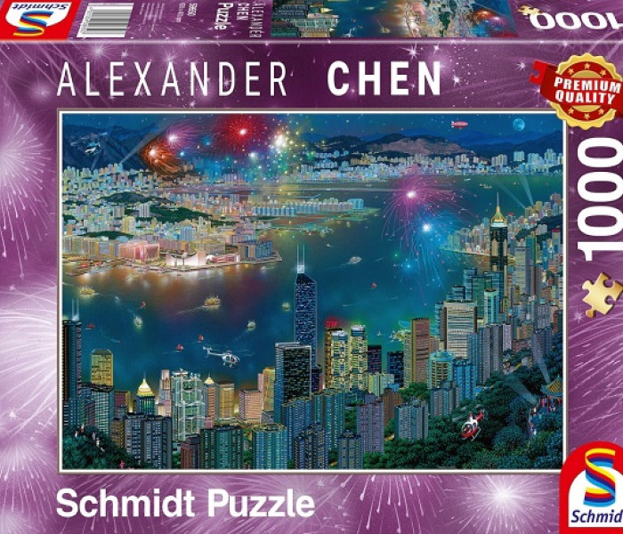 Puzzle - Schmidt - Tűzijáték Hong Kongban