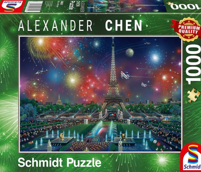 Puzzle - Schmidt - Ohňostroje nad Pařížom