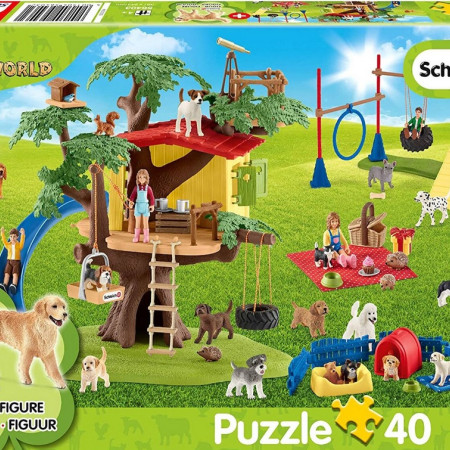 Šťastní psíci + figúrka Schleich