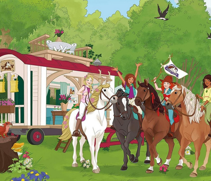 Puzzle - Schmidt - Vychádzka na koni + figurka Schleich