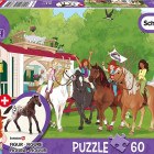Puzzle - Schmidt - Vychádzka na koni + figurka Schleich