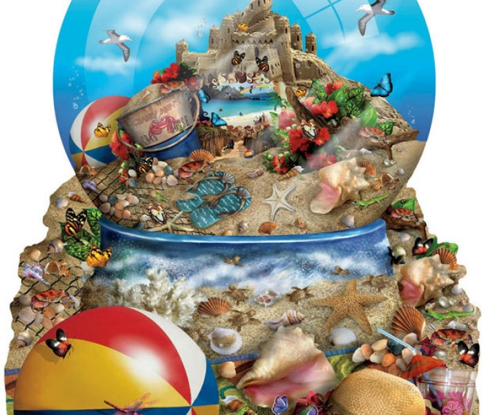 Puzzle - Sunsout - Hrad z piesku