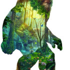 Puzzle - Sunsout - Lesný muž