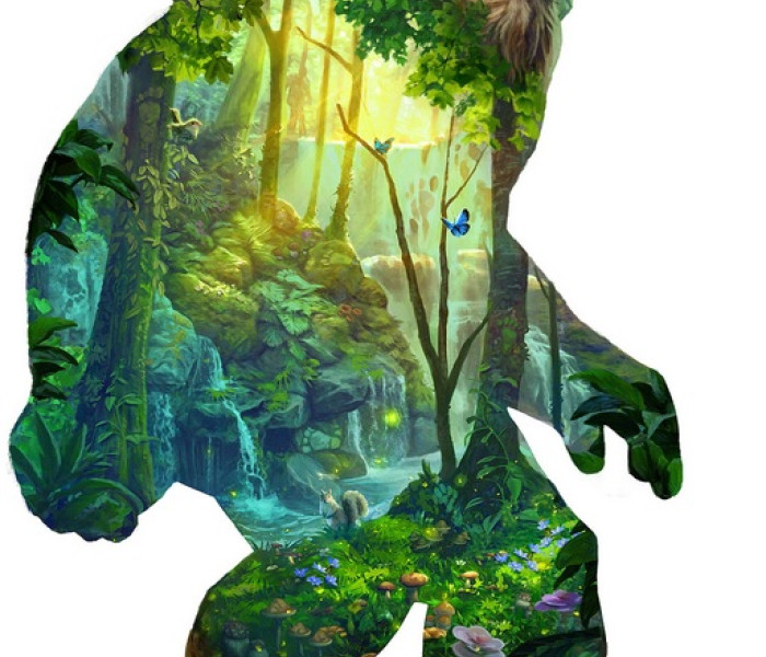 Puzzle - Sunsout - Lesný muž