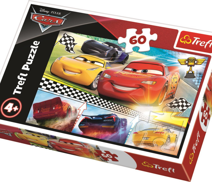 Puzzle - Trefl - Cars – Cursa vieții