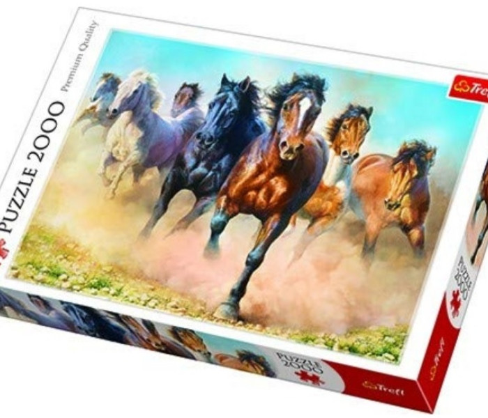 Puzzle - Trefl - Cválajúce kone