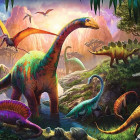 Puzzle - Trefl - Dinosaury