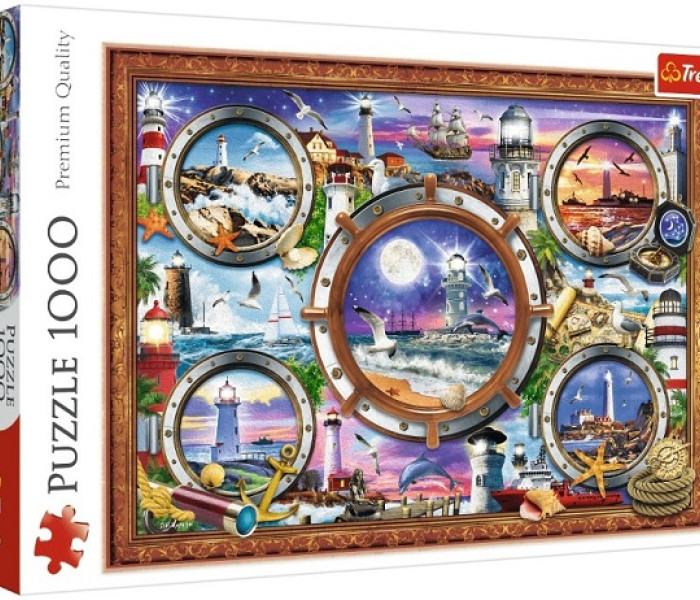 Puzzle - Trefl - Világítótornyok