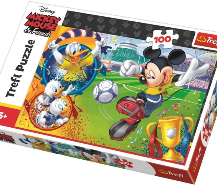 Puzzle - Trefl - Mickey Mouse - futbal