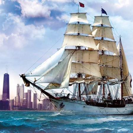 Plachetnica v Chicagu