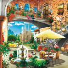 Puzzle - Trefl - Pohľad na Barcelonu