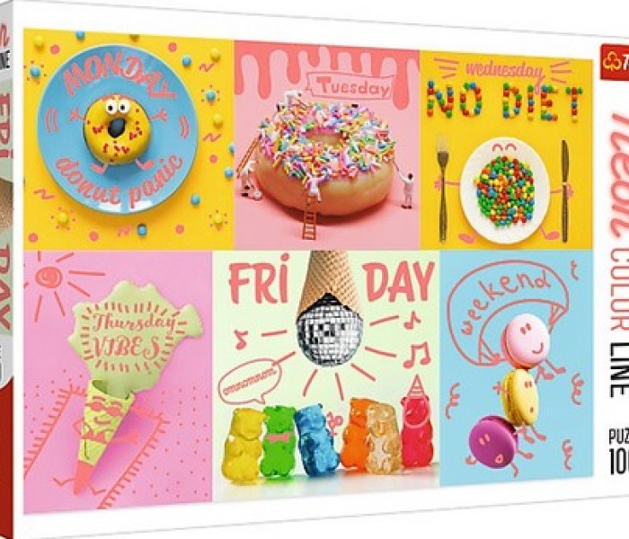 Puzzle - Trefl - Sladký týždeň