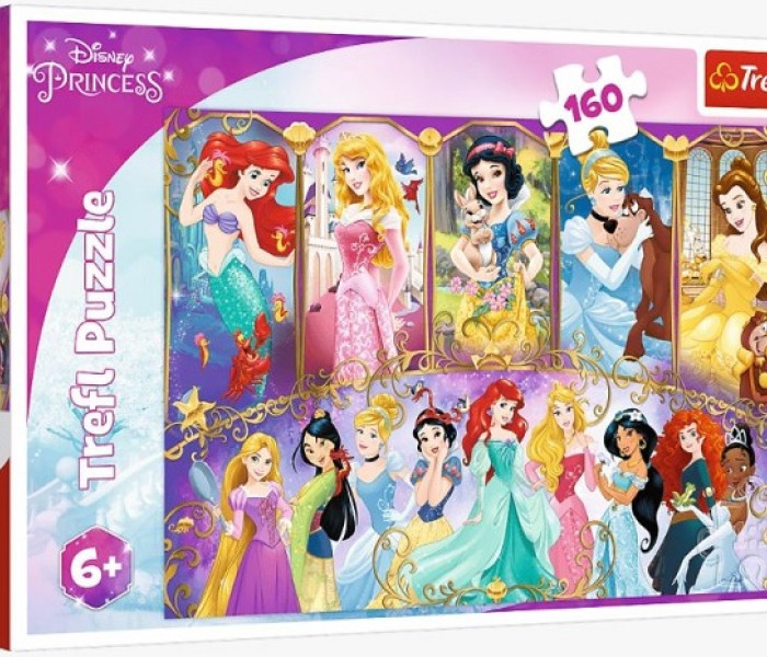 Puzzle - Trefl - Úžasný svet princezien